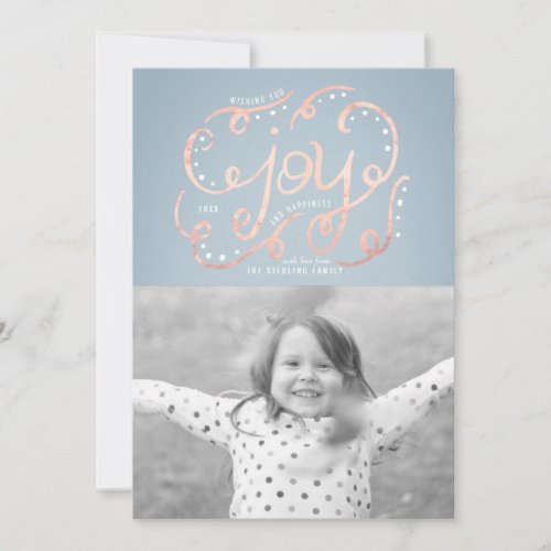 Joyful Spirit Holiday Photo Card