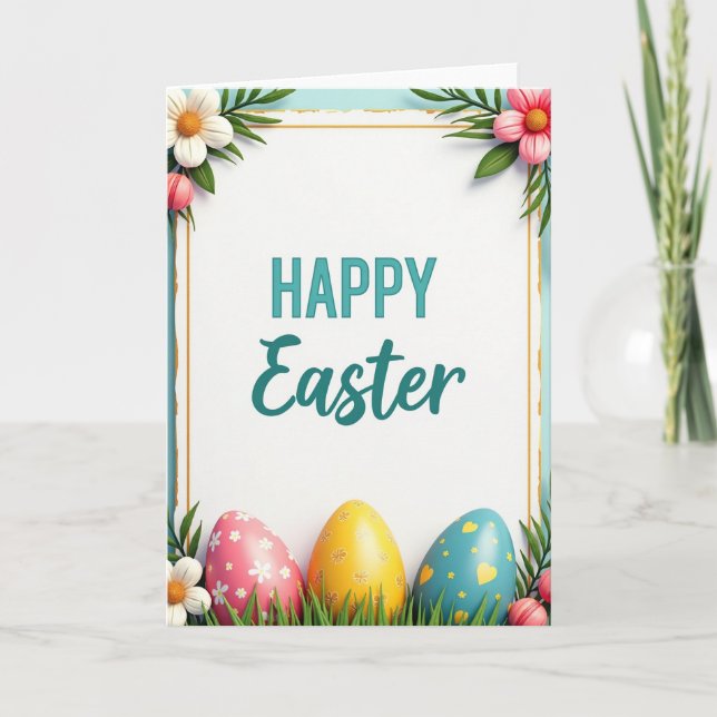 Joyful Spring Easter Card (Front)