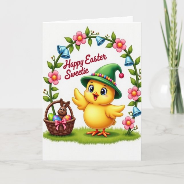 Joyful Spring Hatchling Card (Front)