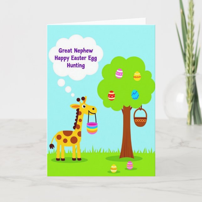 Joyful Spring Hunt Card (Front)