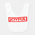 Joyful Stamp Baby Bib