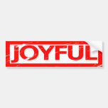 Joyful Stamp Bumper Sticker