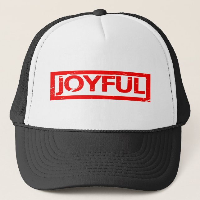 Joyful Stamp Trucker Hat (Front)