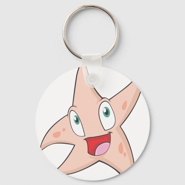 Joyful Starfish Keychain (Front)