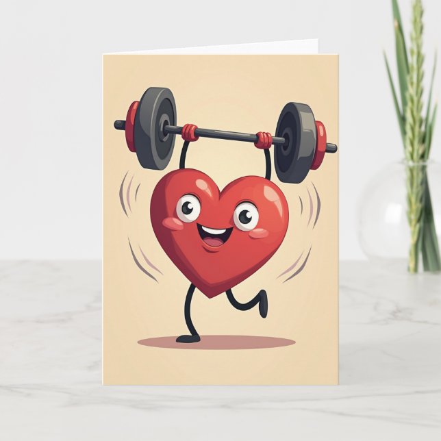 Joyful Strong Heart Card (Front)