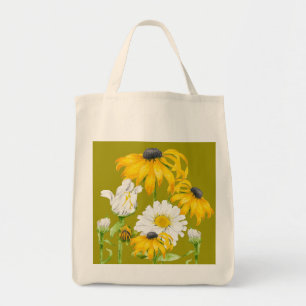 Joyful Summer on a Grocery Tote Bag