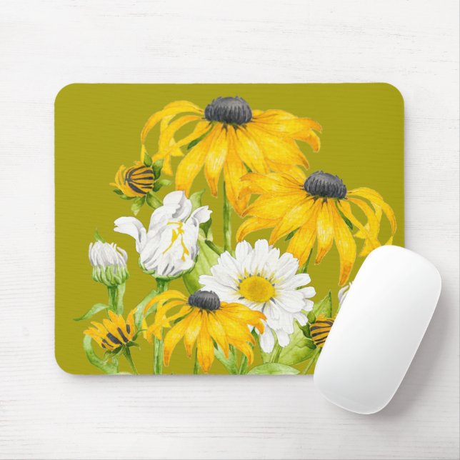 Joyful Summer on a Mouse Pad (With Mouse)