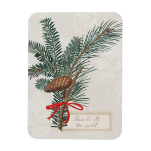 Joyful Tidings Peace To All The World Magnet