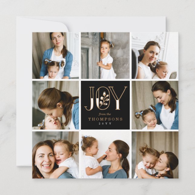 Joyful Tiles 8 Photo Holiday (Front)