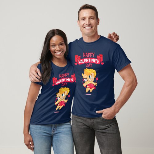 Joyful Valentines Fun Spread Laughter with Funny T_Shirt