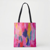 Joyful Vibrant Abstract Pink
