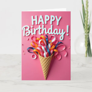 Joyful Waffle Birthday Card