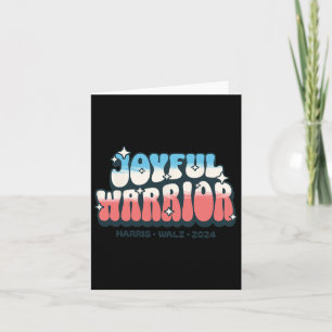 Joyful Warrior For Kamala Harris Tim Walz 2024 Har Card