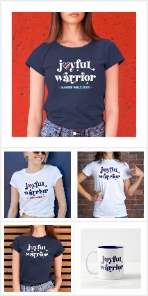 Joyful Warrior Vote Kamala Walz Patriotic Gifts