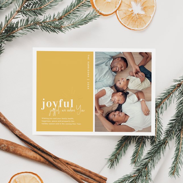 Joyful We Adore You | Christmas Hymn Holiday Photo (Creator Uploaded)