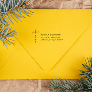 Joyful We Adore You Christmas Hymn Self-inking Stamp