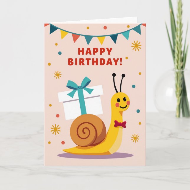 Joyful Whimsical Creature Card (Front)