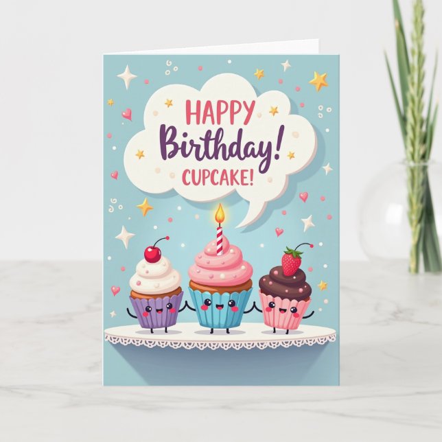 Joyful Whimsy Birthday Card (Front)