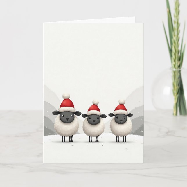Joyful Winter Animals Card (Front)