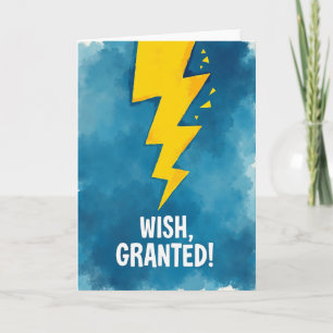 Joyful Yellow Flash Card