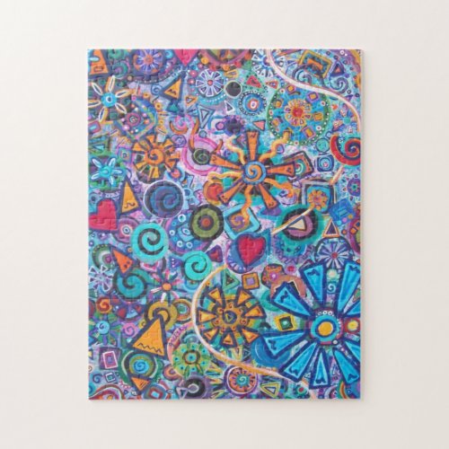 Joyous Abstract Painting Puzzle