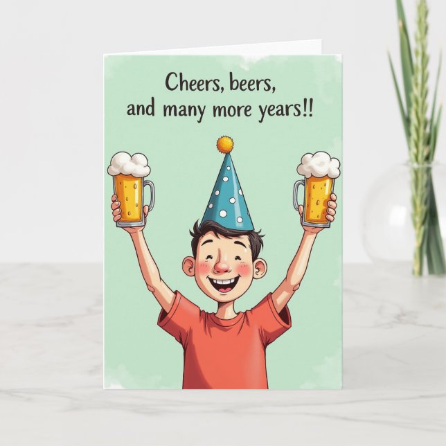 Joyous Animated Birthday Card (Front)