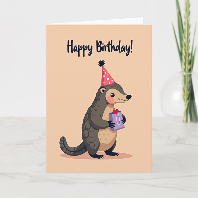 Joyous Birthday Scaled Card (Front)