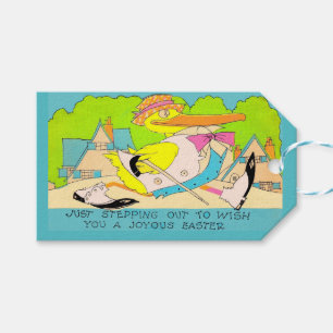 Joyous Easter duck Gift Tags