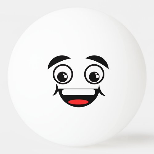 Joyous Face Ping Pong Ball