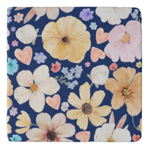 Joyous Flower Pattern Trivet