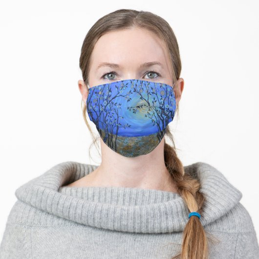 "Joyous Journey" Adult Cloth Face Mask (Worn)