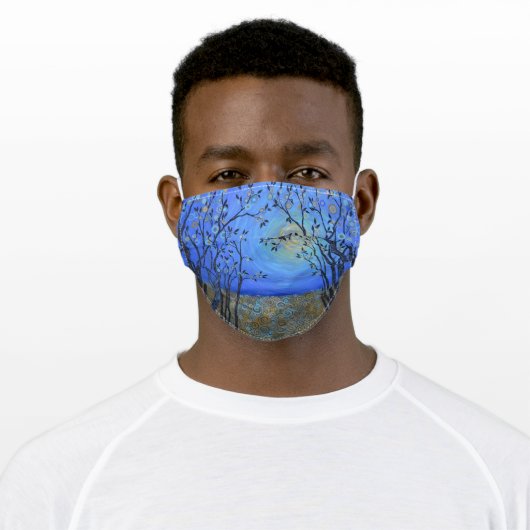 "Joyous Journey" Adult Cloth Face Mask (Worn)