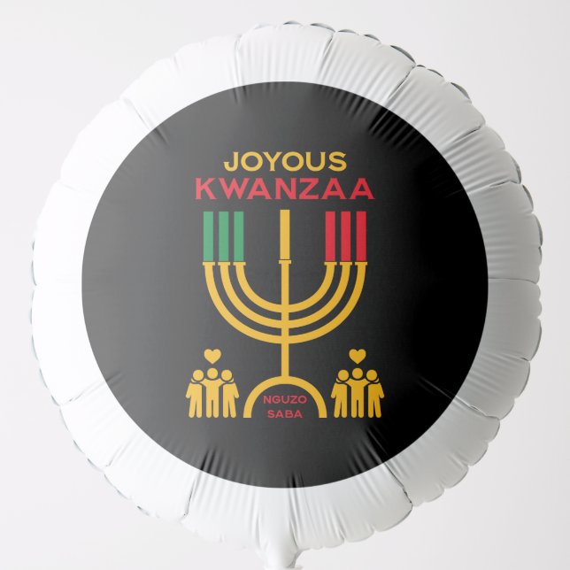 Joyous Kwanzaa Balloon (Front)