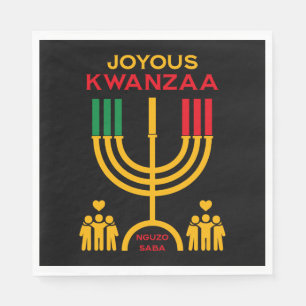 Joyous Kwanzaa Napkins