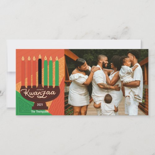 Joyous Kwanzaa Photo Holiday Design