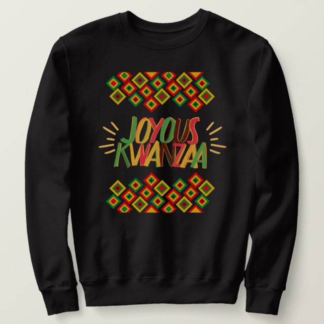 Joyous KWANZAA Sweatshirt (Design Front)