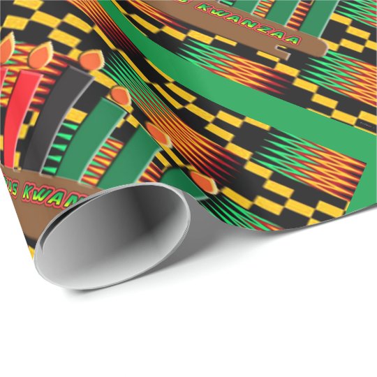 Joyous Kwanzaa Wrapping Paper
