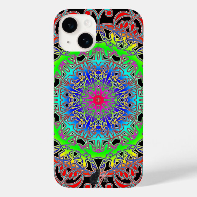 Joyous Spectra Glyph Case-Mate iPhone Case (Back)