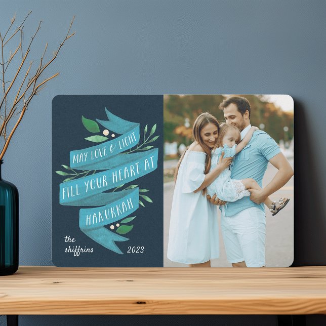 Joyous Tidings | Hanukkah Photo Card (Creator Uploaded)