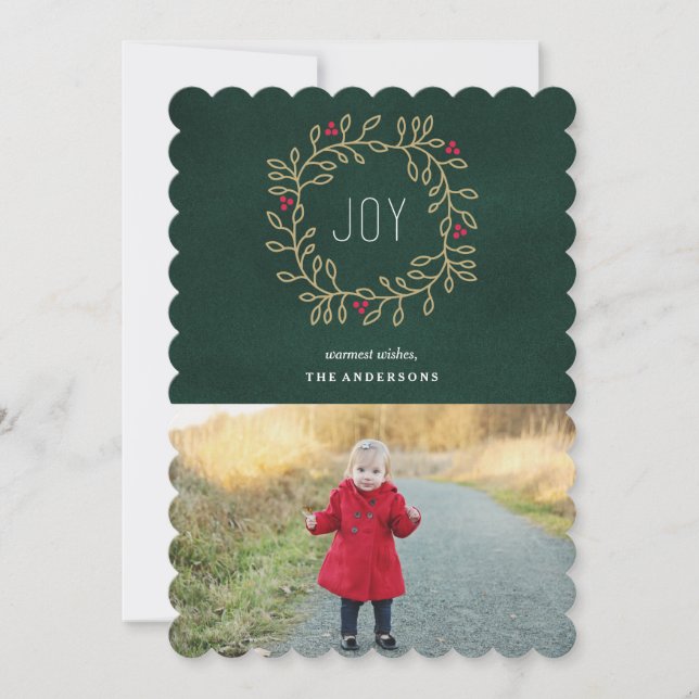 Joyous Tradition Holiday Card (Front)