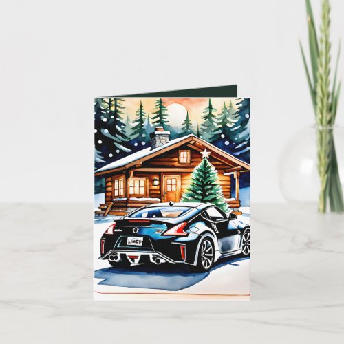 Joyride A Merry Christmas Greeting Folded Holiday Card