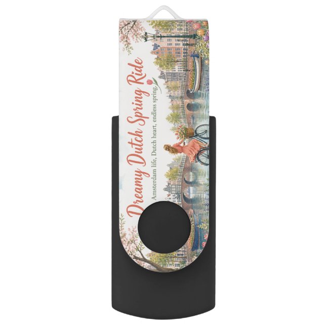 Joyride on the Dutch canals Flash Drive (Front Vertical)
