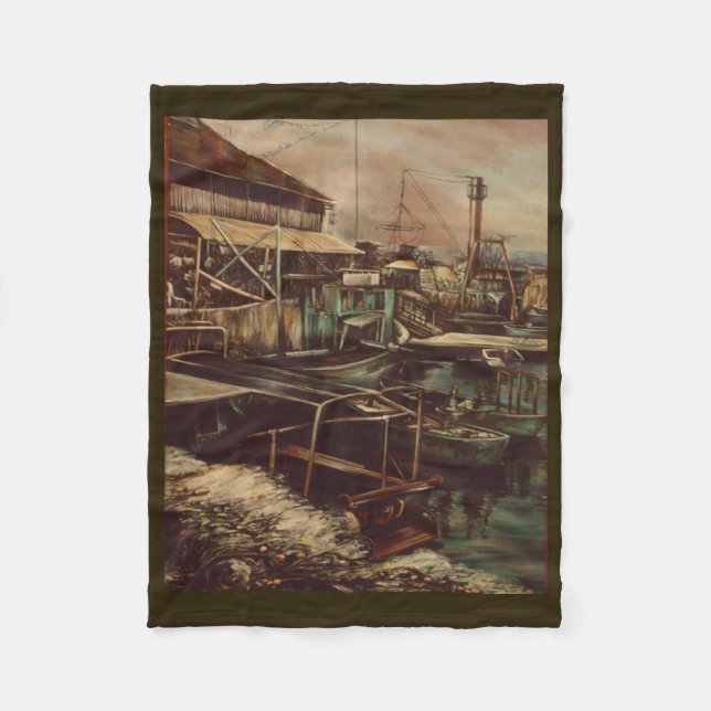 Joys of Jaffe Fleece Blanket (Front)