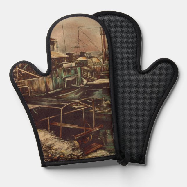 Joys of Jaffé, Israel Oven Mitt (Front/Back)