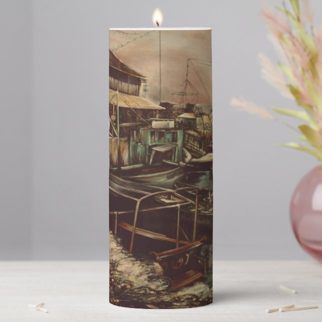 Joys of Jaffe Pillar Candle (In Situ)