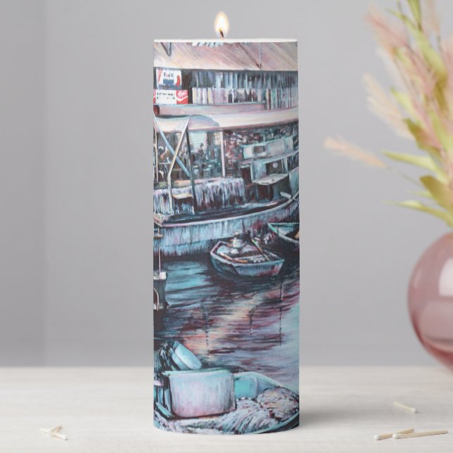 Joys of Jaffe Pillar Candle (In Situ)