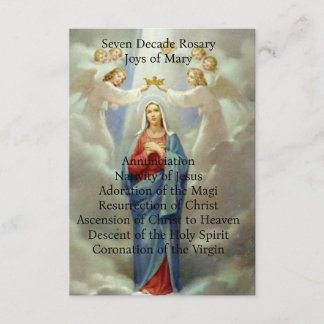 Joys of Mary Enclosure Card