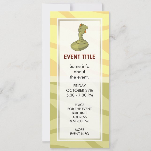 Joystick Invitation (Back)