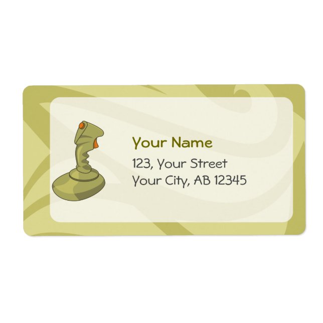 Joystick Label (Front)