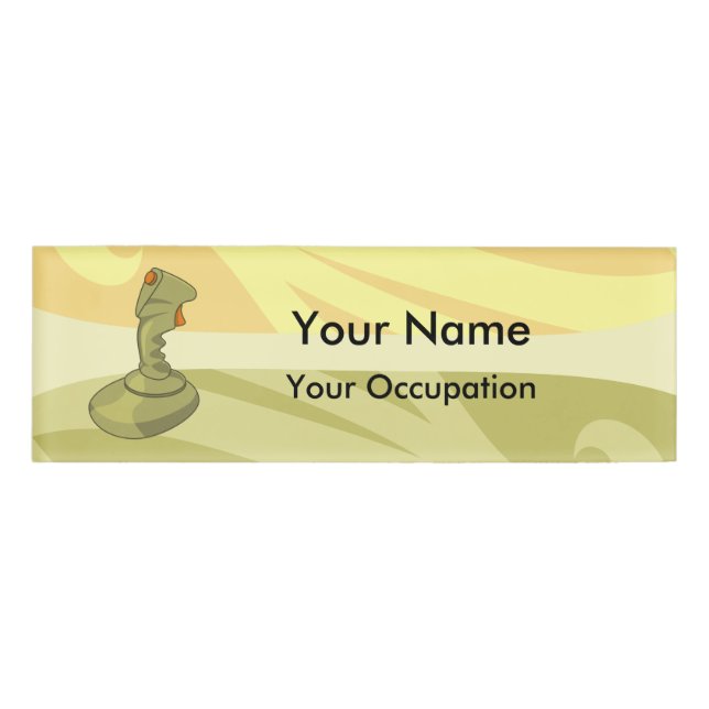 Joystick Name Tag (Front)